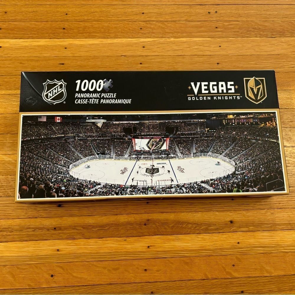 NHL Las Vegas Golden Knights 1000 piece Panoramic Puzzle New/Never Opened